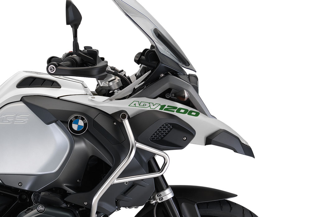 BMW R1200GS LC Adventure Alpine White Fender Sticker - Image 4
