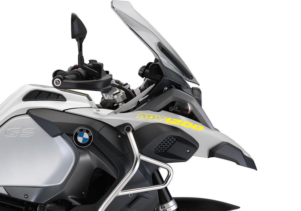 BMW R1200GS LC Adventure Alpine White Fender Sticker - Image 8