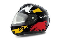 HEL 1386 Schuberth C3 Pro Black The World Red Yellow White 01