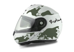 HEL 1734 Schuberth C3 Pro The World Military Green 01