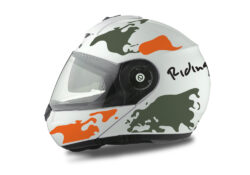 HEL 1736 Schuberth C3 Pro The World Orange Green 01