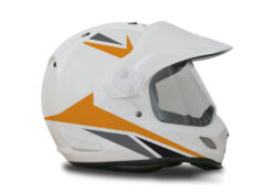 Arai Tour XD4 White Helmet Alive Orange & Grey