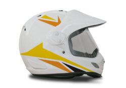 Arai Tour XD4 White Helmet Alive Yellow Orange