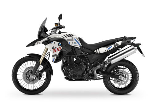 BMW F800GS Alpine White Massai Blue & Gray Stickers Kit