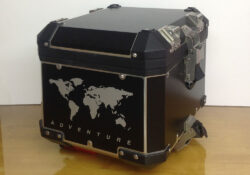 BMW Aluminum Top Box 2006-2013 Black Protective Film with The Globe Sticker