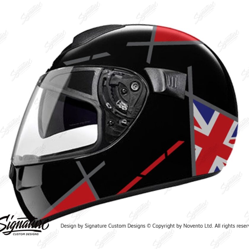 design your own motorcycle helmet uk Schuberth R1 Pro Helmet Vector UK Flag Series