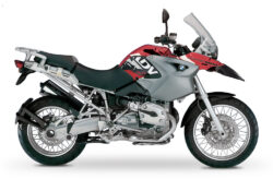 BMW R1200GS 2004-2007 Red v2 Safari Red Black Silver Stickers Kit