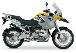 BMW R1200GS 2004-2007 Desert Yellow Safari Black Silver Stickers Kit