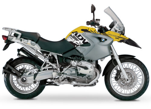 BMW R1200GS 2004-2007 Desert Yellow Safari Black Silver Stickers Kit