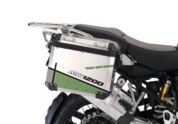 BMW Aluminum Side Panniers Vector Military Green Stickers Kit