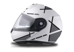 Schuberth C3 Pro Helmet (White) Vector Grey Series