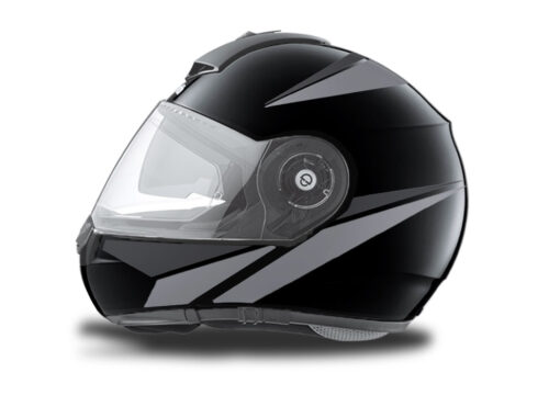 Schuberth C3 Pro Helmet (Black) Vivo Series Silver