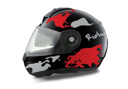 HEL 1782 Schuberth C3 Pro Black The World Red Silver 01