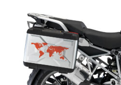 BMW Vario Side Panniers The Globe Orange Reflective Film