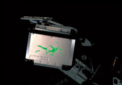 BMW Aluminum Side Panniers Bike Green Reflective Film