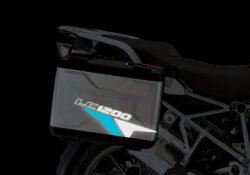 BMW Vario Side Panniers Velos Black& Blue Reflective Film