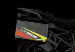 BMW Vario Side Panniers Spike Black/Red/Yellow Reflective Film