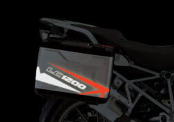 BMW Vario Side Panniers Spike Black/Orange Reflective Film