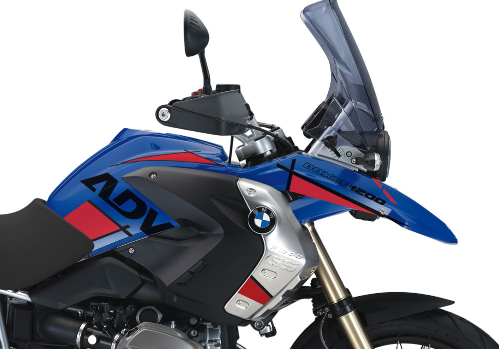 BMW R1200GS 2008-2012 Bright Blue Vector Red & Black - Image 2