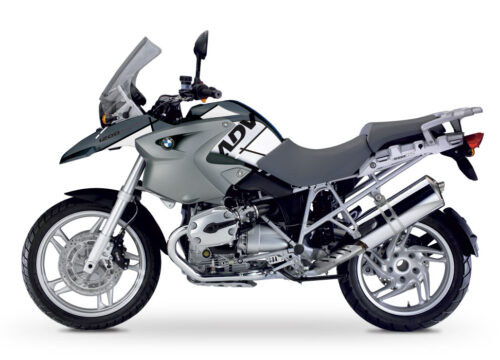 BMW R1200GS 2004-2007 Ocean Blue Vector Black & White Stickers Kit