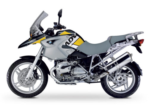 BMW R1200GS 2004-2007 Night Black Vector Black & Yellow Stickers Kit