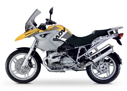 BMW R1200GS 2004-2007 Desert Yellow Vector Black & Grey Stickers Kit