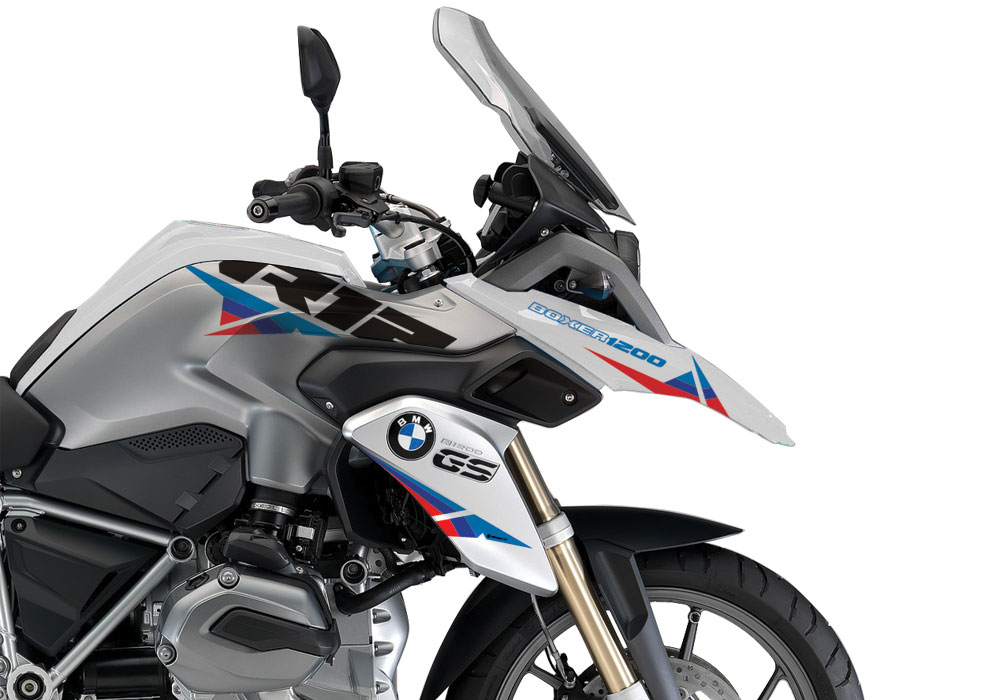BMW R1200GS LC Alpine White Velos M Sport Stickers Kit - Image 2