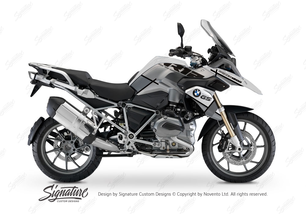 kit r1200gs vector sticker adventure bmw Black BMW Grey & LC R1200GS Alpine Stickers Vector White