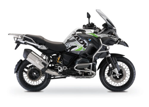 BMW R1200GS LC Adventure Alpine White Safari Toxic Green Stickers Kit