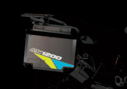 BMW Aluminum Side Panniers Velos Yellow & Blue Reflective Film