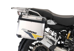 BMW Aluminum Side Panniers Velos Yellow & Blue Stickers Kit