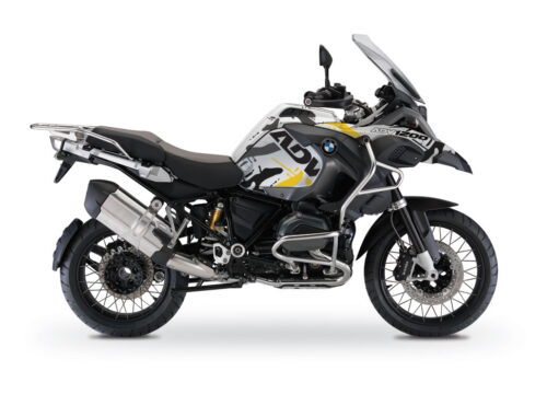 BMW R1200GS LC Adventure Alpine White Safari Black & Yellow Stickers Kit