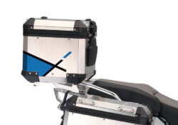 BMW Aluminum Top Box Vector Blue Stickers Kit