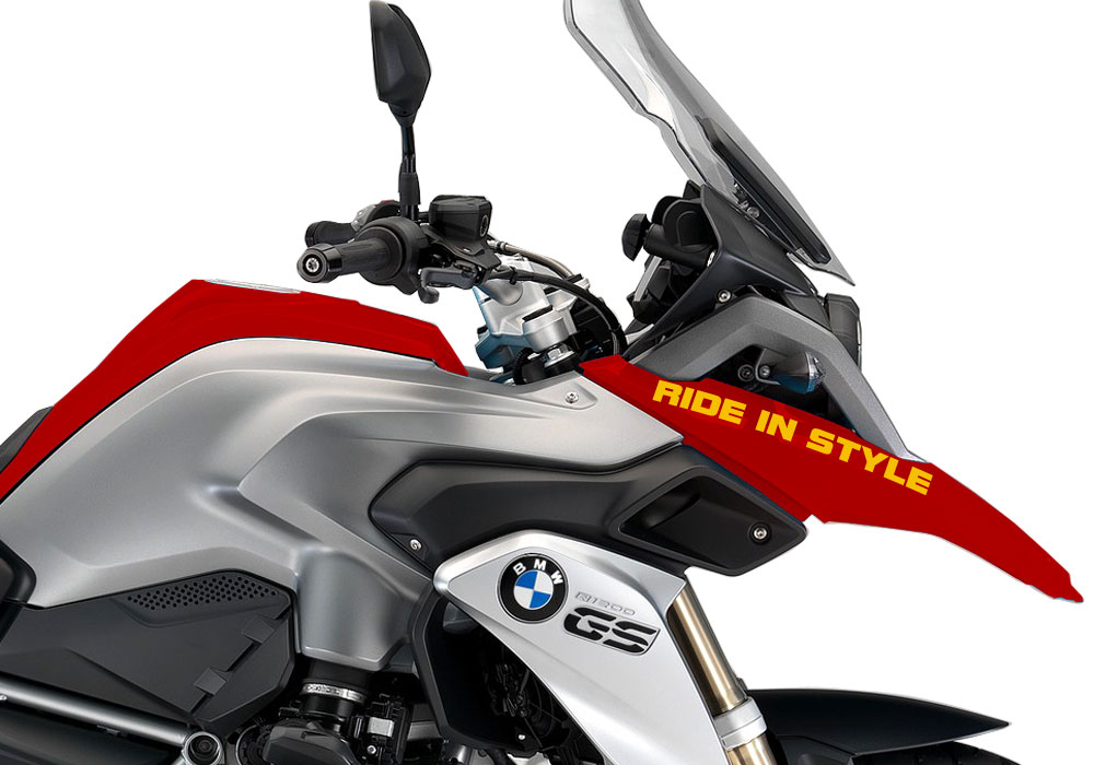 BMW R1200GS LC Custom Fender Sticker - Image 3