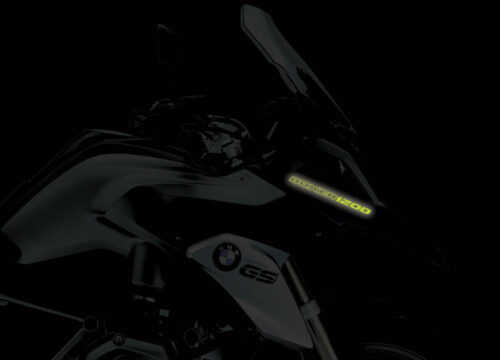 BMW R1200GS LC Frozen Dark Blue Matte BOXER1200 Reflective Stickers