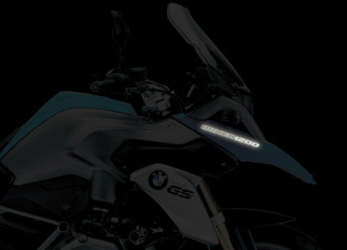 BMW R1200GS LC Fire Blue BOXER1200 Reflective Stickers