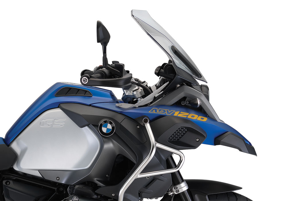 BMW R1200GS LC Adventure Racing Blue Reflective Fender Sticker - Image 3