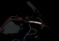 BMW R1200GS LC Adventure Racing Red Reflective Fender Sticker