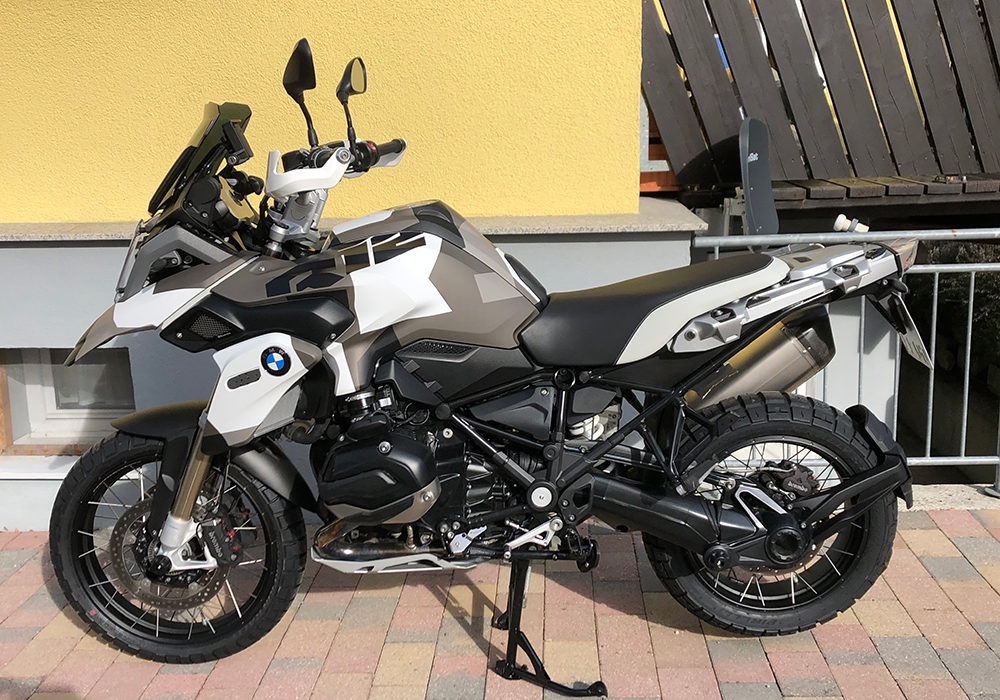 BMW R1200GS LC M90 Grey Camo Stickers Kit - Signature Custom Designs