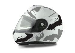 Schuberth C3 Pro Helmet (White) Safari Series Black & Grey