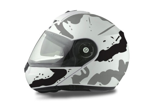 Schuberth C3 Pro Helmet (White) Safari Series Black & Grey