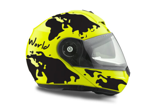 HEL 2043 Schuberth C3 Pro Yellow The World Black 02