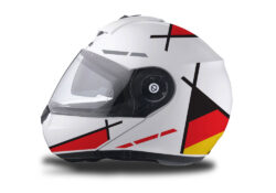 Schuberth C3 Pro Helmet Vector Germany Flag Series