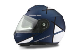 Schuberth C3 Pro Helmet (Blue) Vector Series Black & White