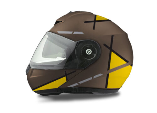 Schuberth C3 Pro Helmet (Metal Matte) Vector Series Black & Yellow