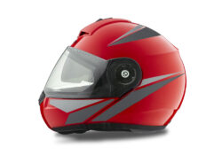 Schuberth C3 Pro Helmet (Red) Vivo Series Silver Variations