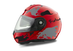 HEL 2102 Schuberth C3 Pro Red The World Black Grey 01