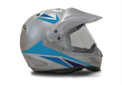 Arai Tour XD4 Silver Helmet Alive Blue Variations