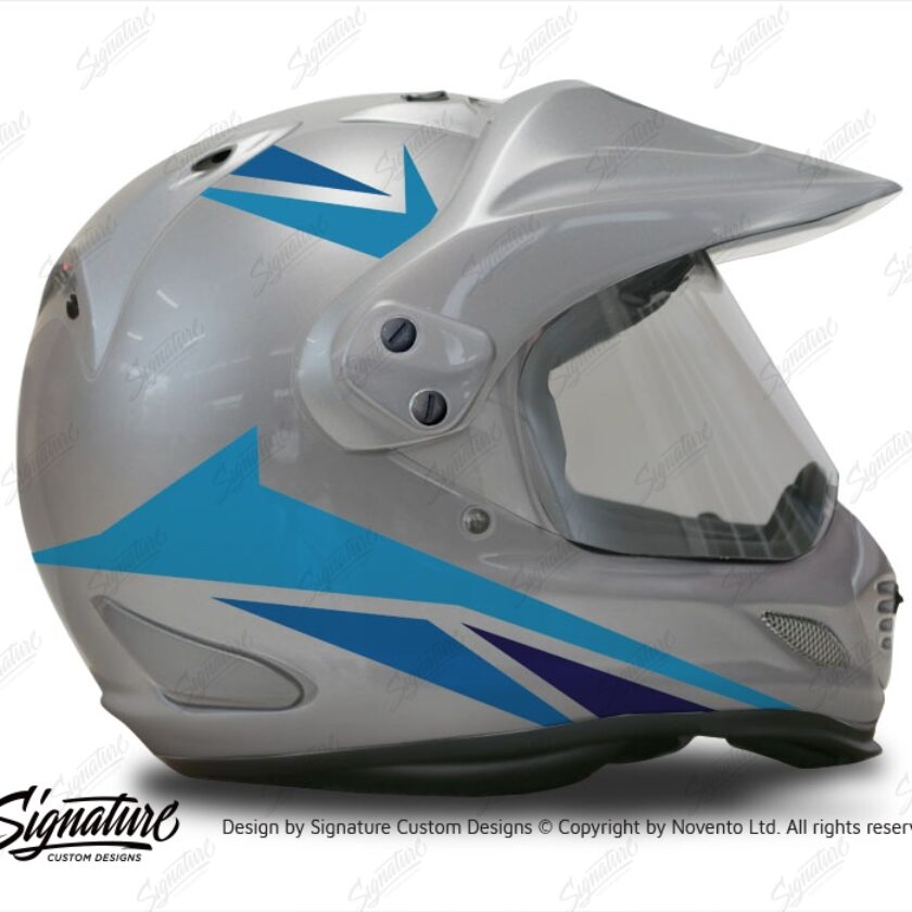 arai helment xd4 aluminum silver Arai Tour XD4 Silver Helmet Alive Blue Variations