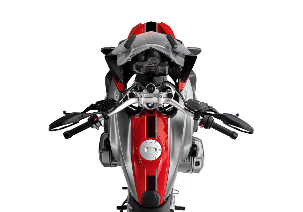 BMW R1200GS LC Racing Red Vector UK Flag Stickers Kit - Image 3